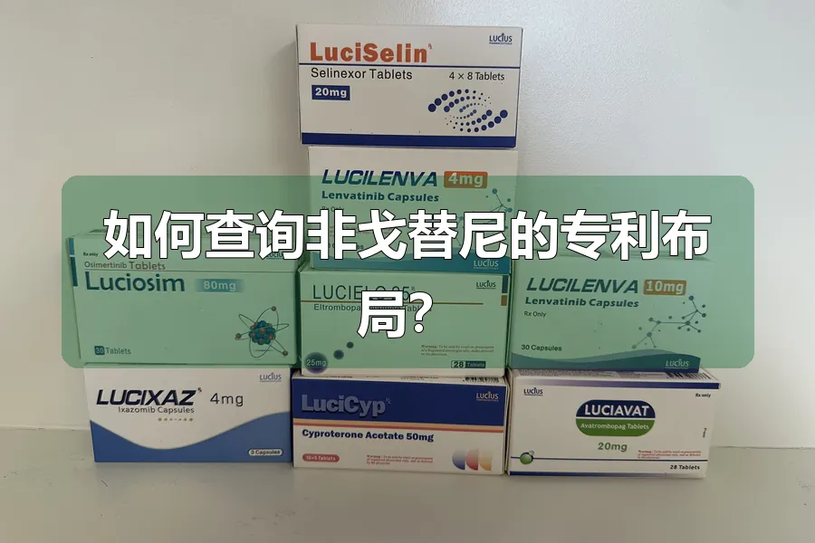 如何查询非戈替尼的专利布局?